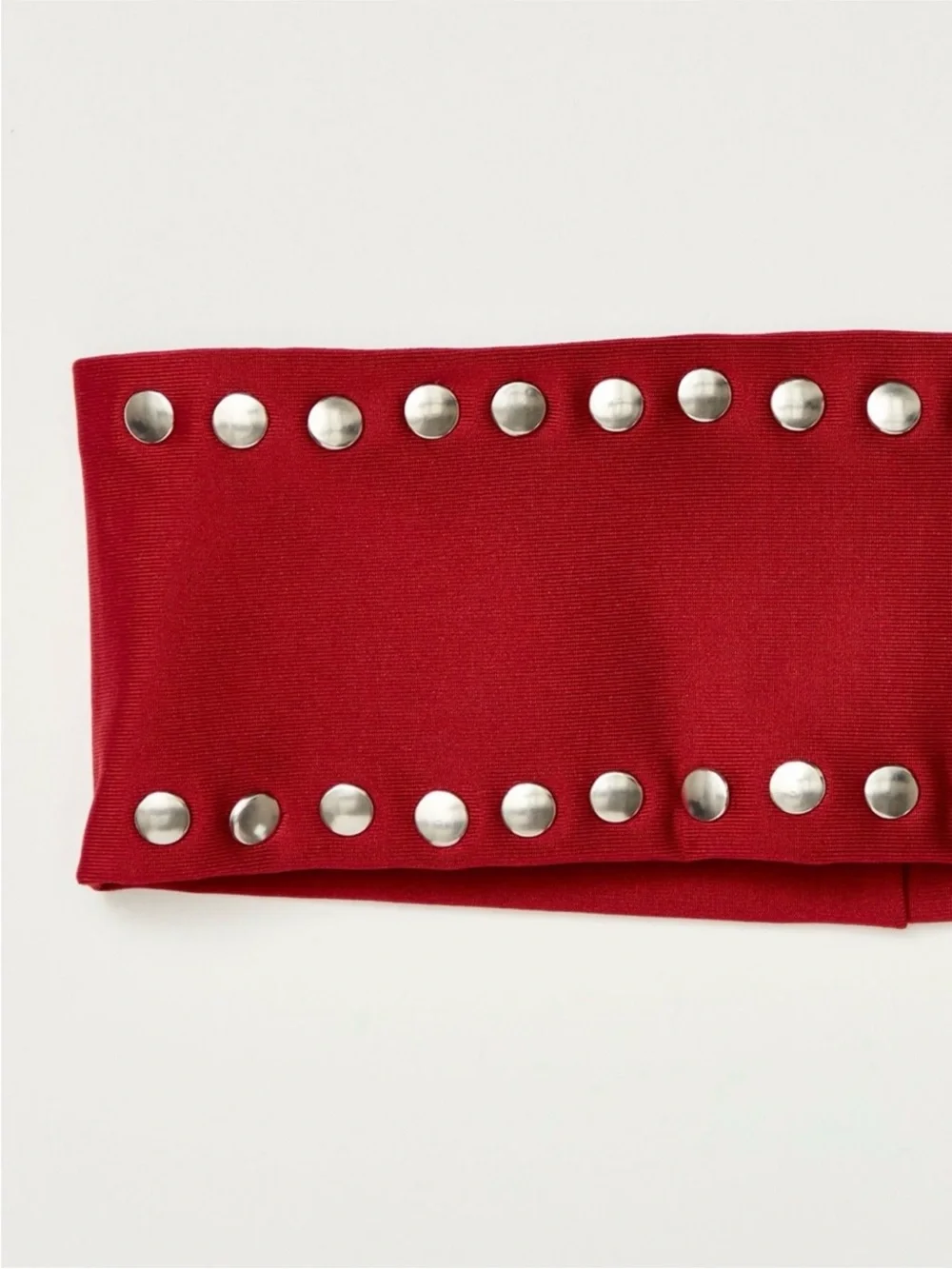 Free People Abbey red Studded Hair Bandeau